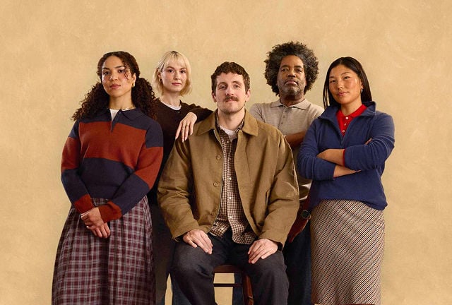 A group of men and women