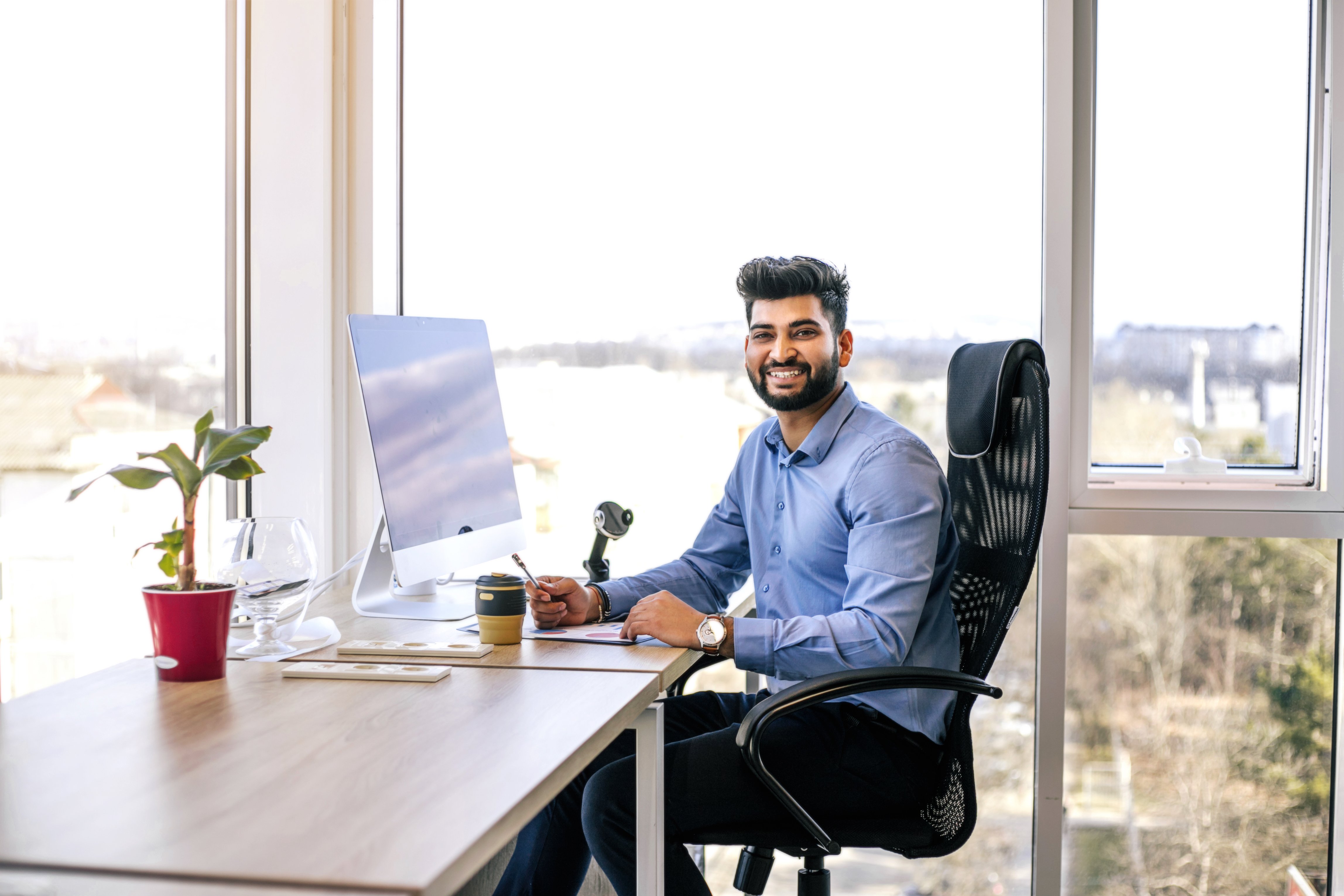 Portrayal of Capella finance student learning online