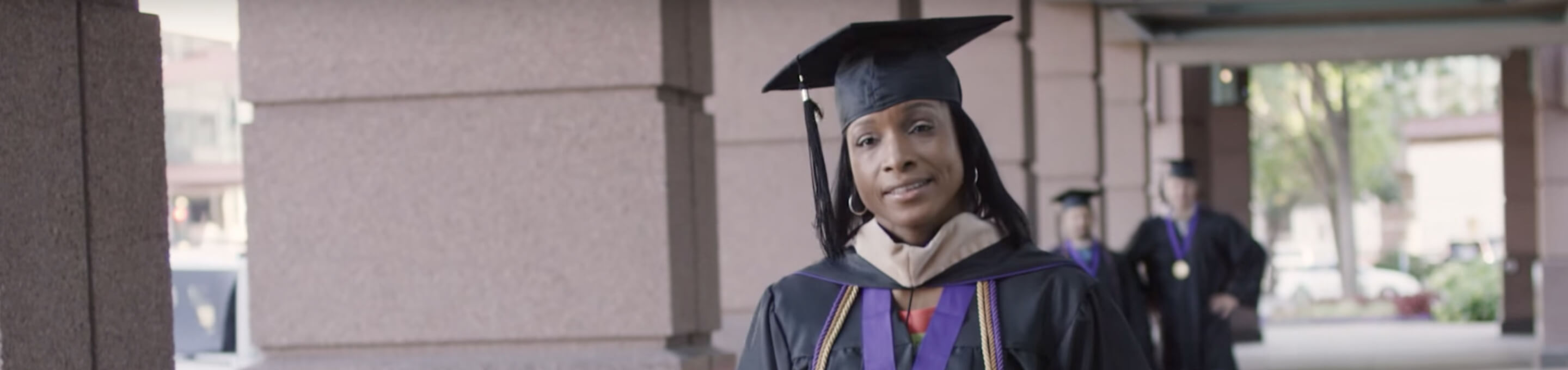 Portrayal of Capella student networking with colleagues