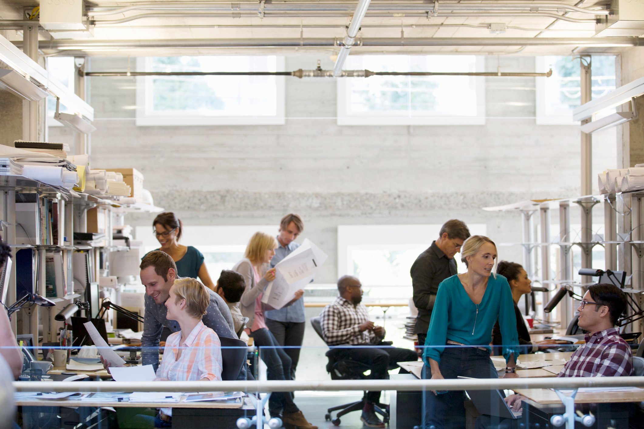 Portrayal of Capella student networking with colleagues