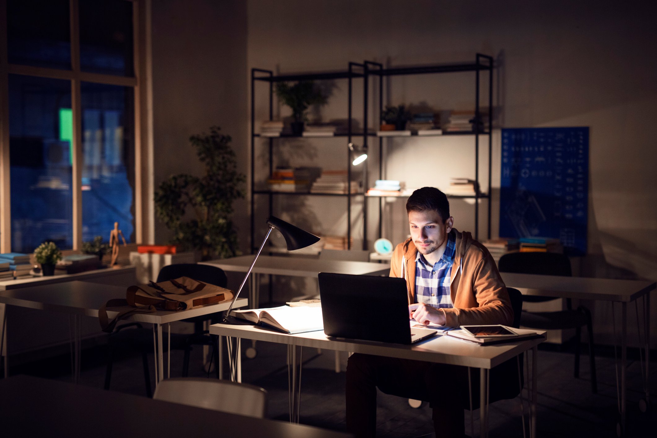 Portrayal of Capella student networking with colleagues