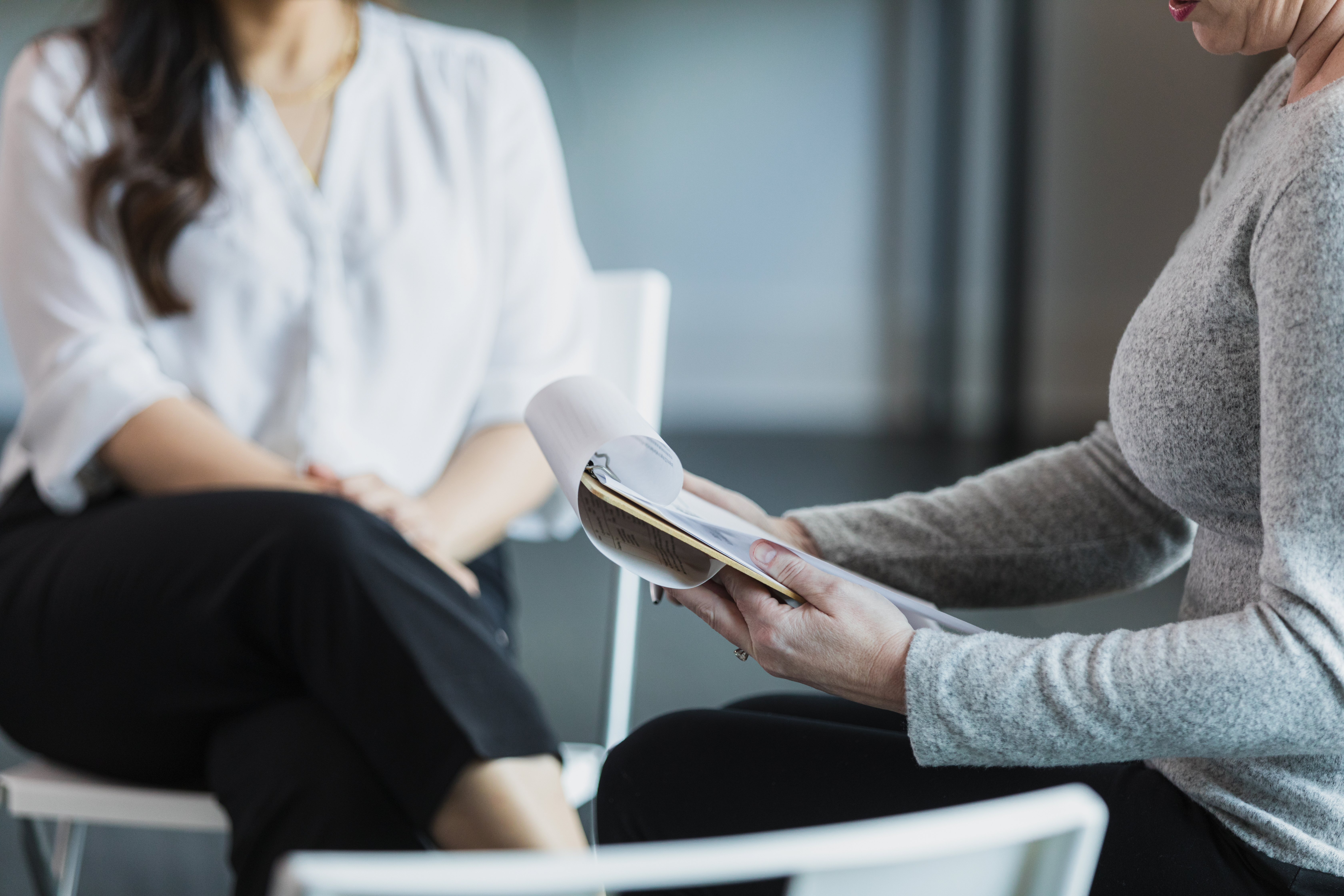 Portrayal of Capella counseling student in private practice setting.