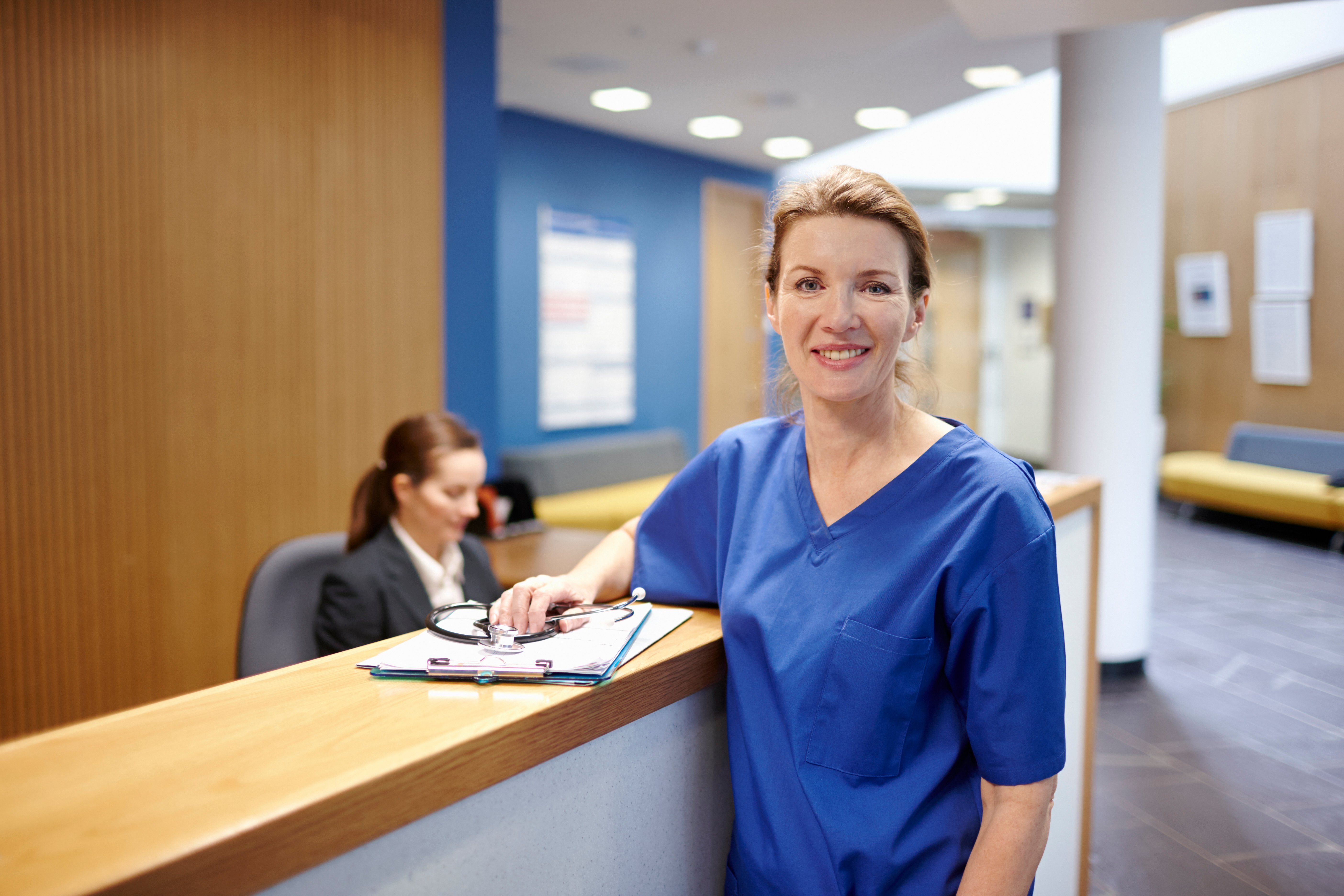 Portrayal of Capella student exploring differences between a PhD in Nursing Education and a DNP