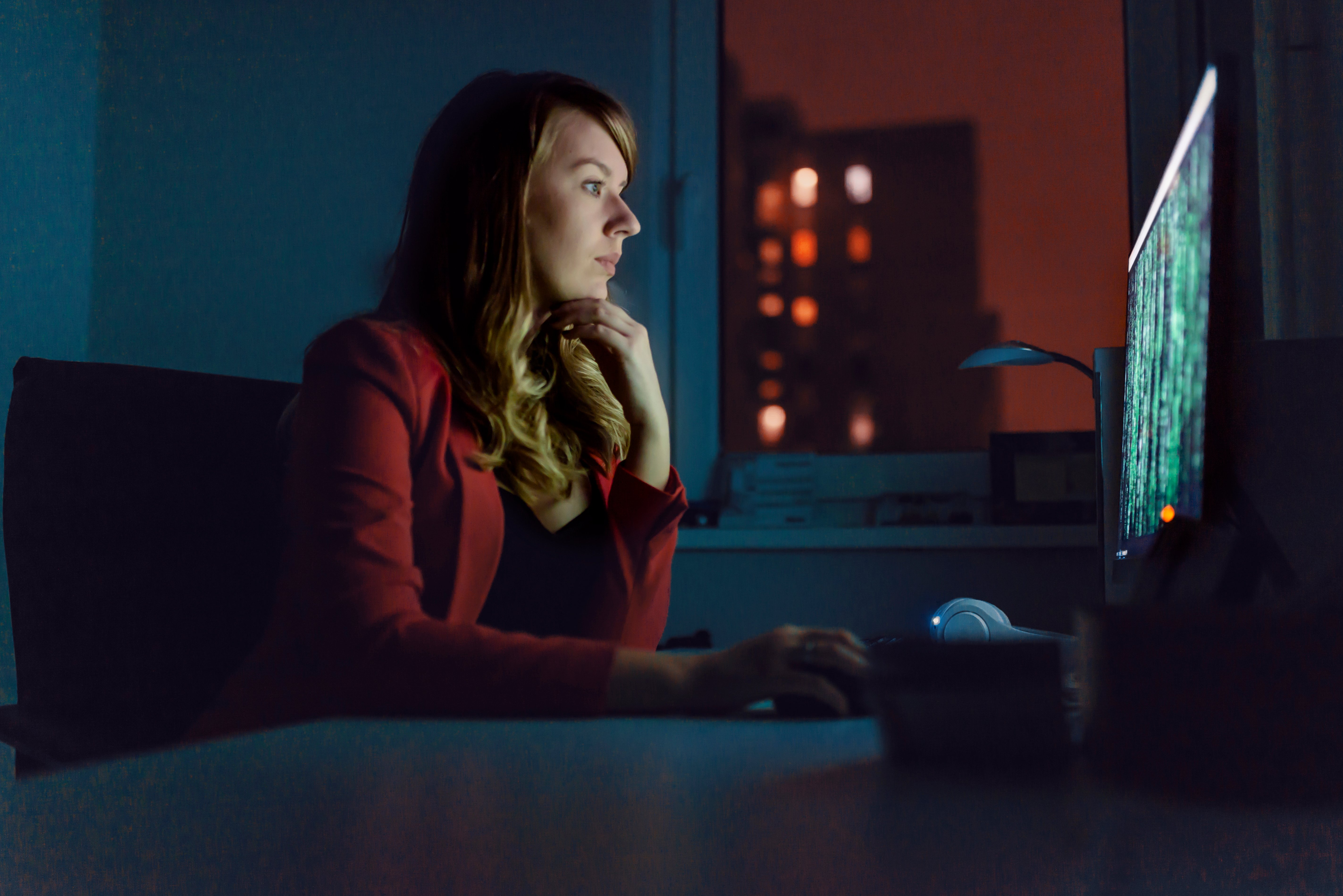 Portrayal of Capella cybersecurity student.