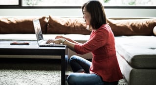 chat conversation on computer