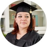 image of Hailey Walker in a cap and gown